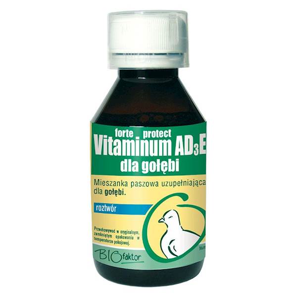 Vitaminum AD3E dla gołębi 100ml BioFaktor