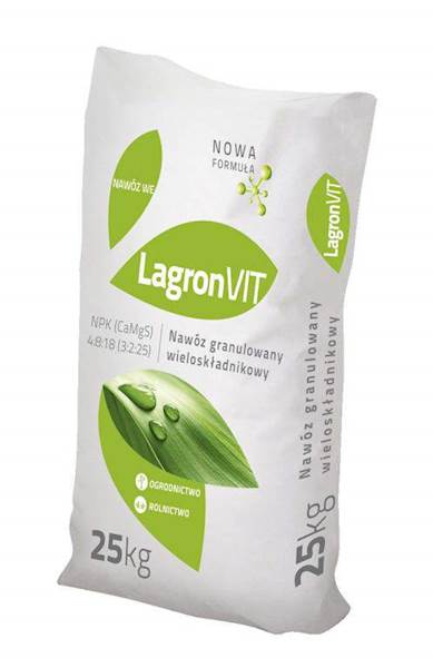 Fructus Lagron Vit25 kg 4-8-18-3-2-25 NPKCaOMgOSO3