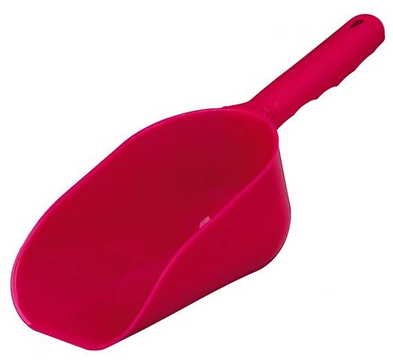 Łopatka plastikowa owalna mała