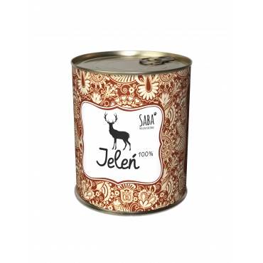 Saba konserwa 100% jeleń 850g