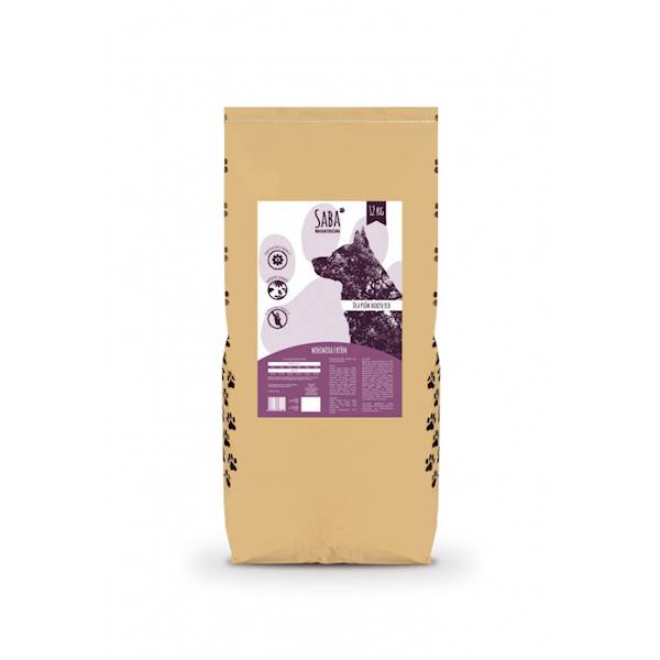 Saba dla psa karma sucha 39% wołowina ryż 1kg