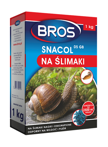 Bros Snacol granulat na ślimaki 900g