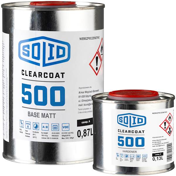 Solid Clearcoat 500 gloss 1 L