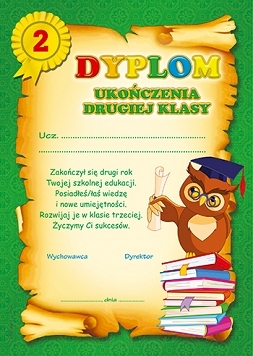 DYPLOM UKOŃCZENIA 2 KLASY SP A572