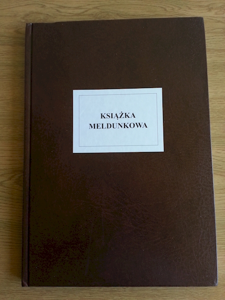 KSIĄŻKA MELDUNKOWA