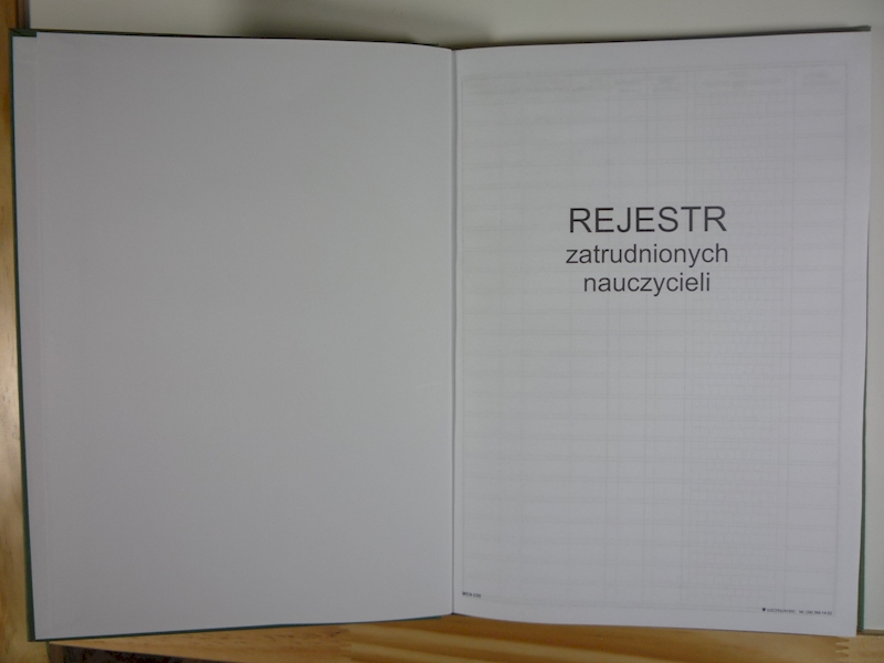 REJESTR ZATRUDNIONYCH NAUCZYCIELI I/20