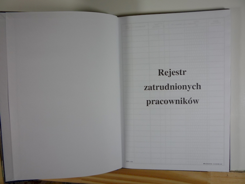 REJESTR ZATRUDNIONYCH PRACOWNIKÓW I/21