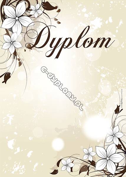 DYPLOM UNIWERSALNY A662