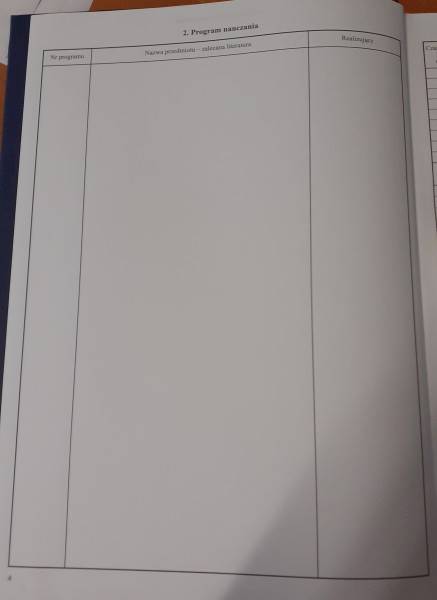 DZIENNIK ZAJĘĆ SZKOŁY POLICEALNEJ