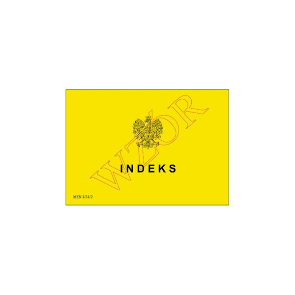INDEKS I/31/2 OPRAWA TWARDA