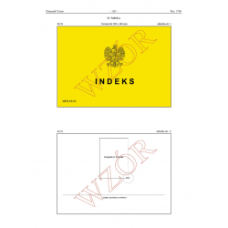 INDEKS I/31/2 OPRAWA TWARDA