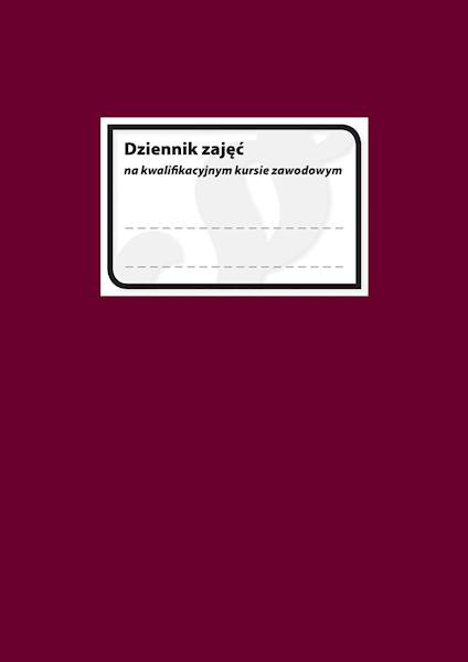 DZIENNIK MEN-KKZ ZAJĘĆ KWALIFIKACYJNY KURS ZAW.