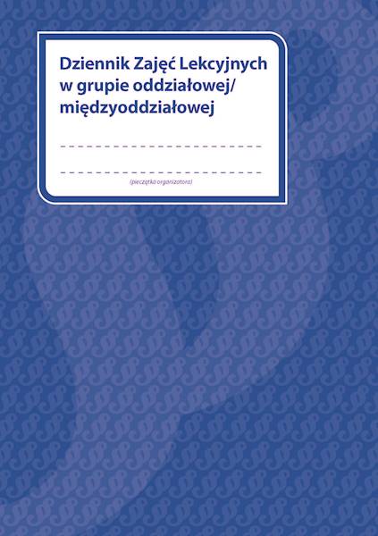DZIENNIK MEN-DZL ZAJĘĆ LEKC. W GRUPIEODDZI/MIĘDZ
