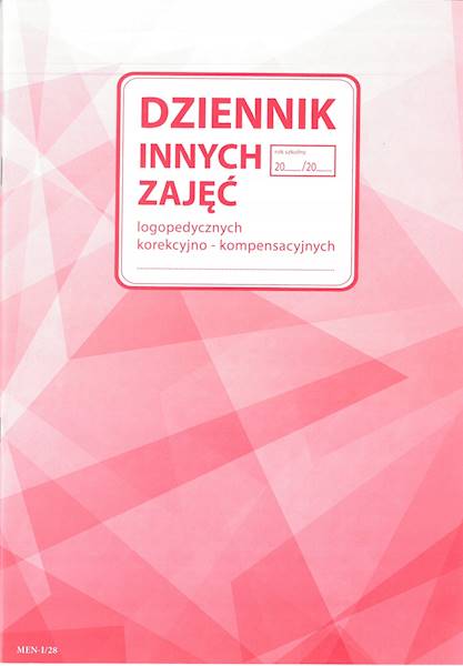 DZIENNIK ZAJĘĆ KOR.-KOMPENSACYJNYCH/ LOGOPED.I/28