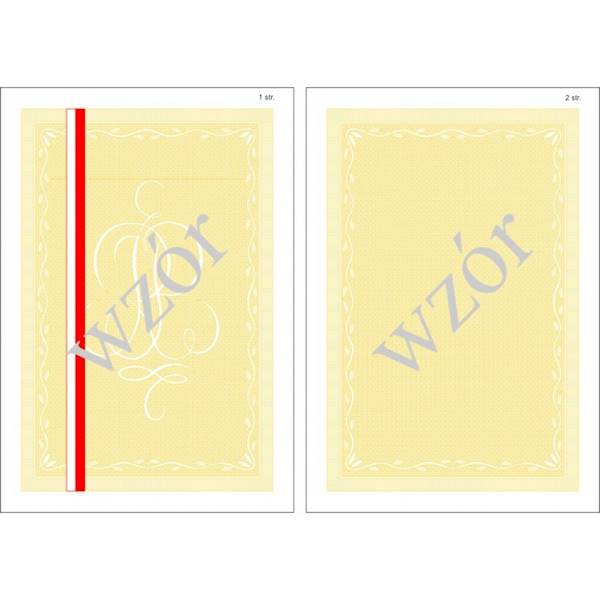 GILOSZ ŻÓŁTY  A4/2w-ż