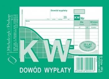 DOWÓD WYPŁATY KW