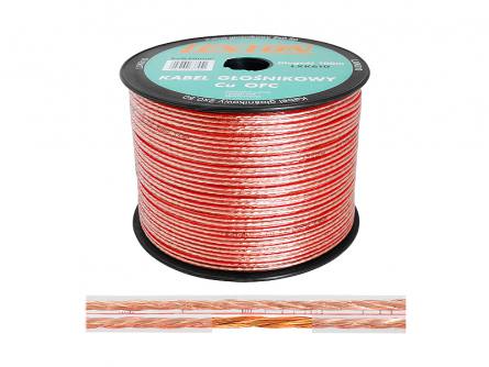 Przewód TLYp 2x2mm przezroczysty CU