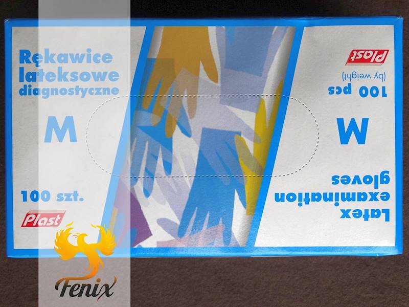 Rękawice lateksowe a100