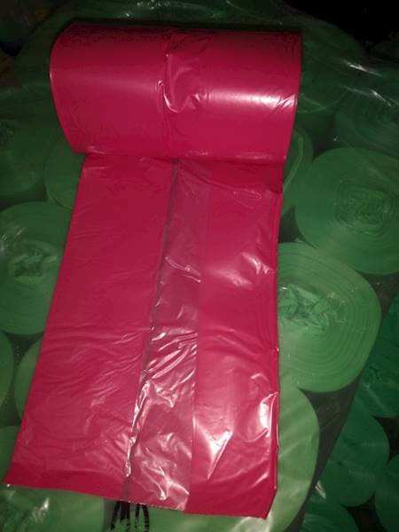 Worki LDPE 60l a50 czerwony