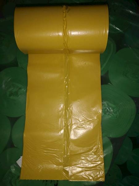 Worki LDPE 35l a50 żółty