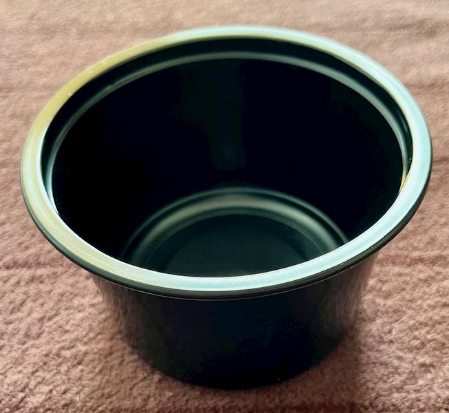 Pojemnik 115 W1 okr. 450 ml a 50 CZARNY