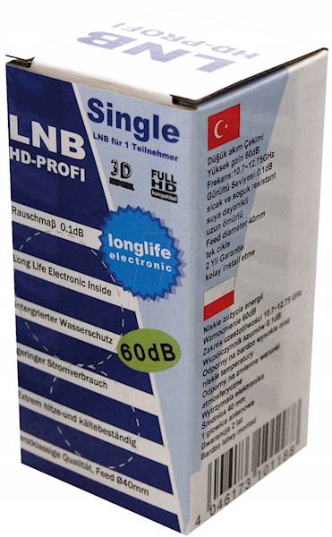 KONWERTER: SINGLE 0,1 dB HD-PROFI UNI