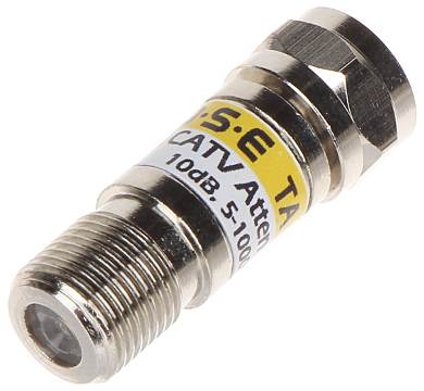 TŁUMIK ANTENOWY ST. 10dB D.S.E. TA01-10 5-1000Mhz
