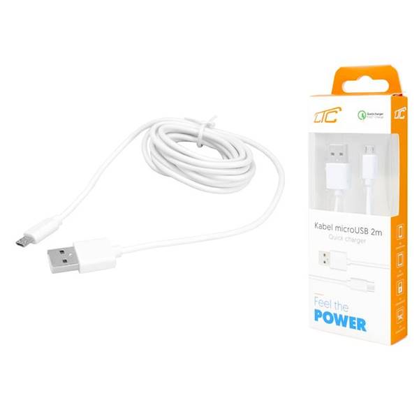 KABEL microUSB 1m Quick Charge