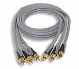 KABEL 3*RCA/3*RCA 1,5m GOLD SERIES COMPONENT