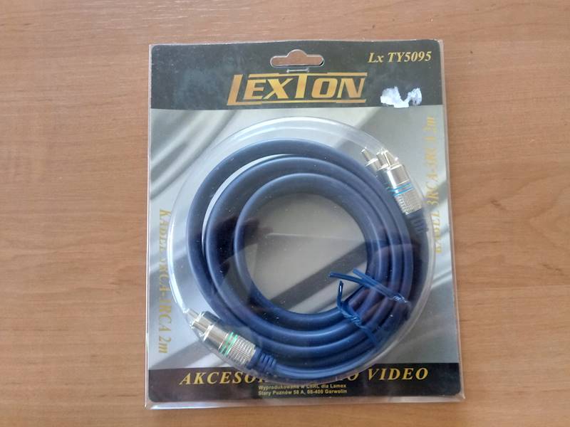 KABEL 3*RCA DIGITAL GOLD RGB LX 1,5m