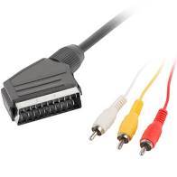 K* KABEL SCART / 3*RCA 1,5m