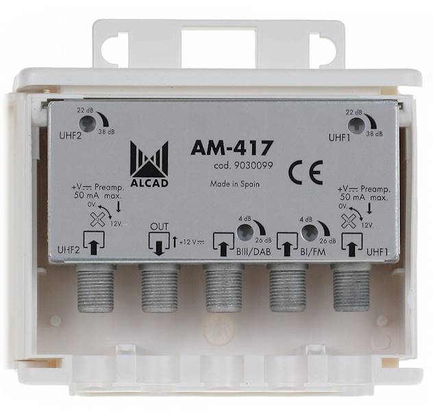 WZMACNIACZ ANTENOWY AM-417 ALCAD