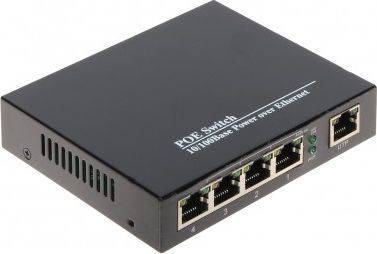 SWITCH PoE 5-portowy SPS-4P/1