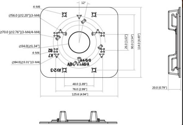 UCHWYT DO KAMERY IP DAHUA PFA152-E