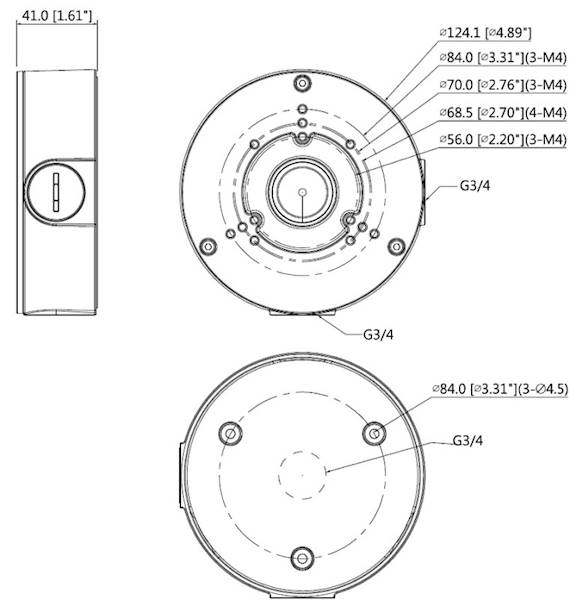 UCHWYT DO KAMERY IP DAHUA PFA130-E