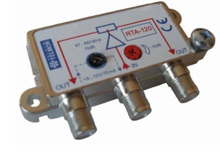 ROZGAŁĘŹNIK ANTENOWY RTA-120 AKTYWNY TELKOM