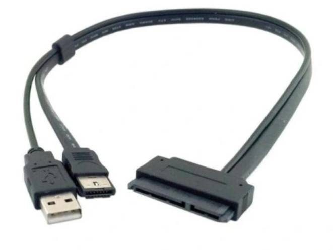 KABEL USB 2.0 + ESATA do SATA 22P