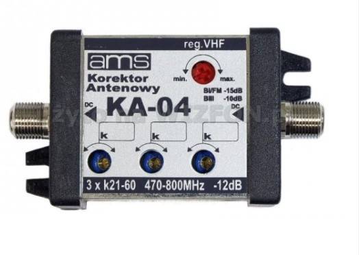 WZMACNIACZ KOREKTOR ANTENOWY KA-04