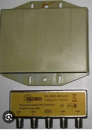 PRZEŁĄCZNIK DISEQC 4/1 GOLD GLOBO 6014/0