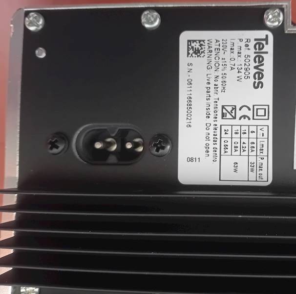 ZASILACZ IMPULSOWY 100W T03/T05 TELEVES 502905