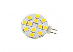 ŻARÓWKA LED G4 12xLED SMD5050 12V 2,4W BIAŁA CIEPŁ