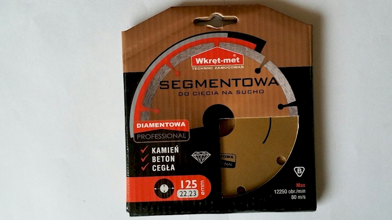 TARCZA DIAM.125 SEGMENTOWA