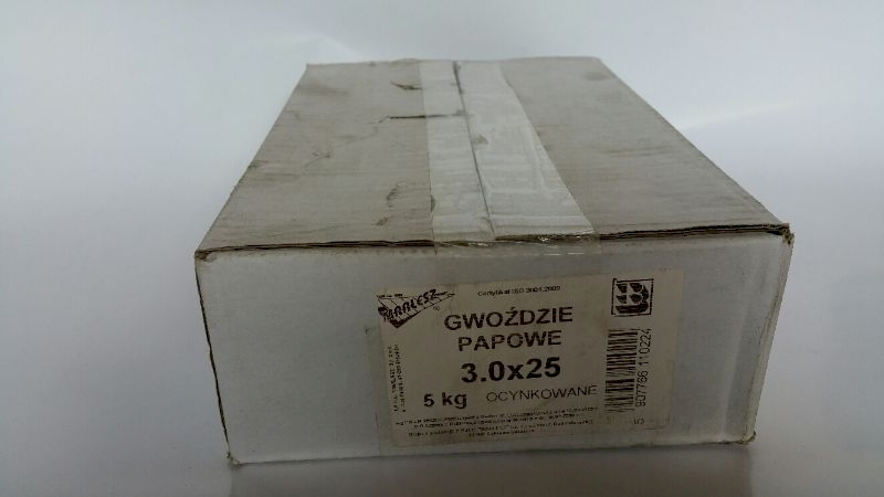 GWOŹDZIE PAP.3,0X25