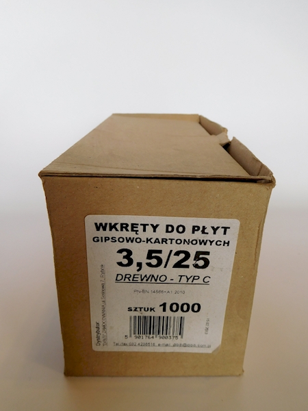 WKR.PŁ. G-K DREWNO 25 1000szt.