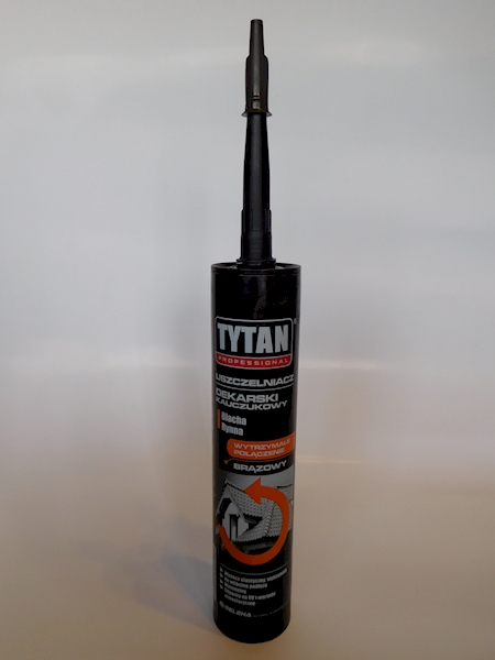 SILIKON TYTAN DEKARSKI KAUCZUKOWY 310ML BRĄZ