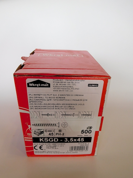 WKR.PŁ. G-K DREWNO 45  500szt.