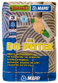 MAPEI GLAZURNIK KLEJ DO PŁYTEK 25KG