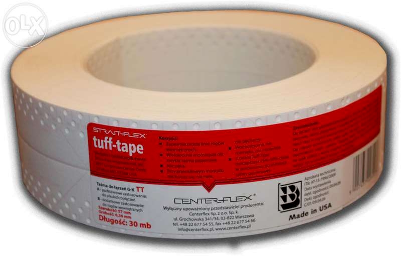 TAŚMA AMERYKAŃSKA TUFF-TAPE CZERWONA 30MB