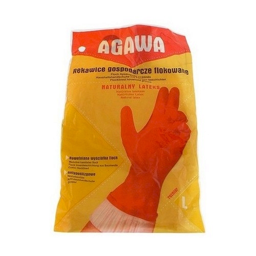 RĘKAWICA GUMOWA FLOKOWANA