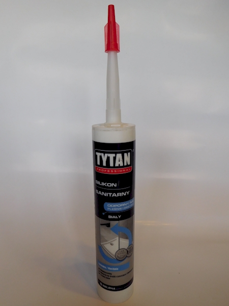 SILIKON TYTAN SANITARNY 310ML BIAŁY